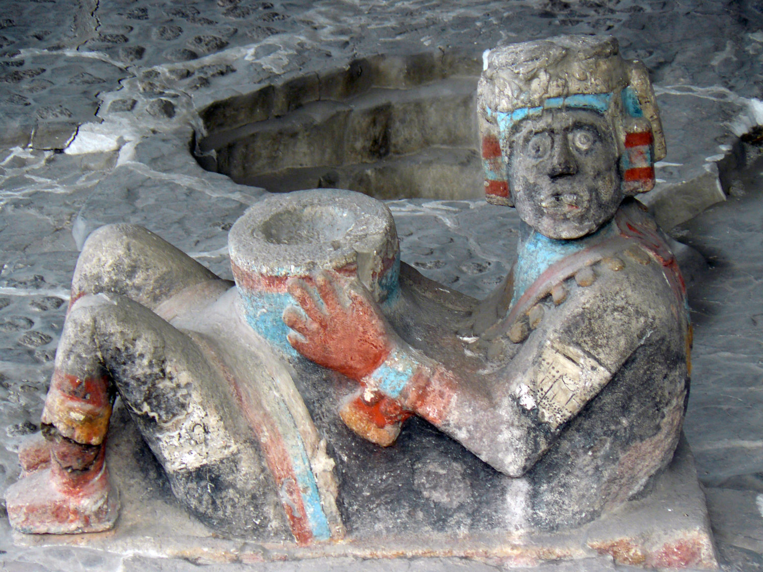 Chacmool in the Templo Mayor