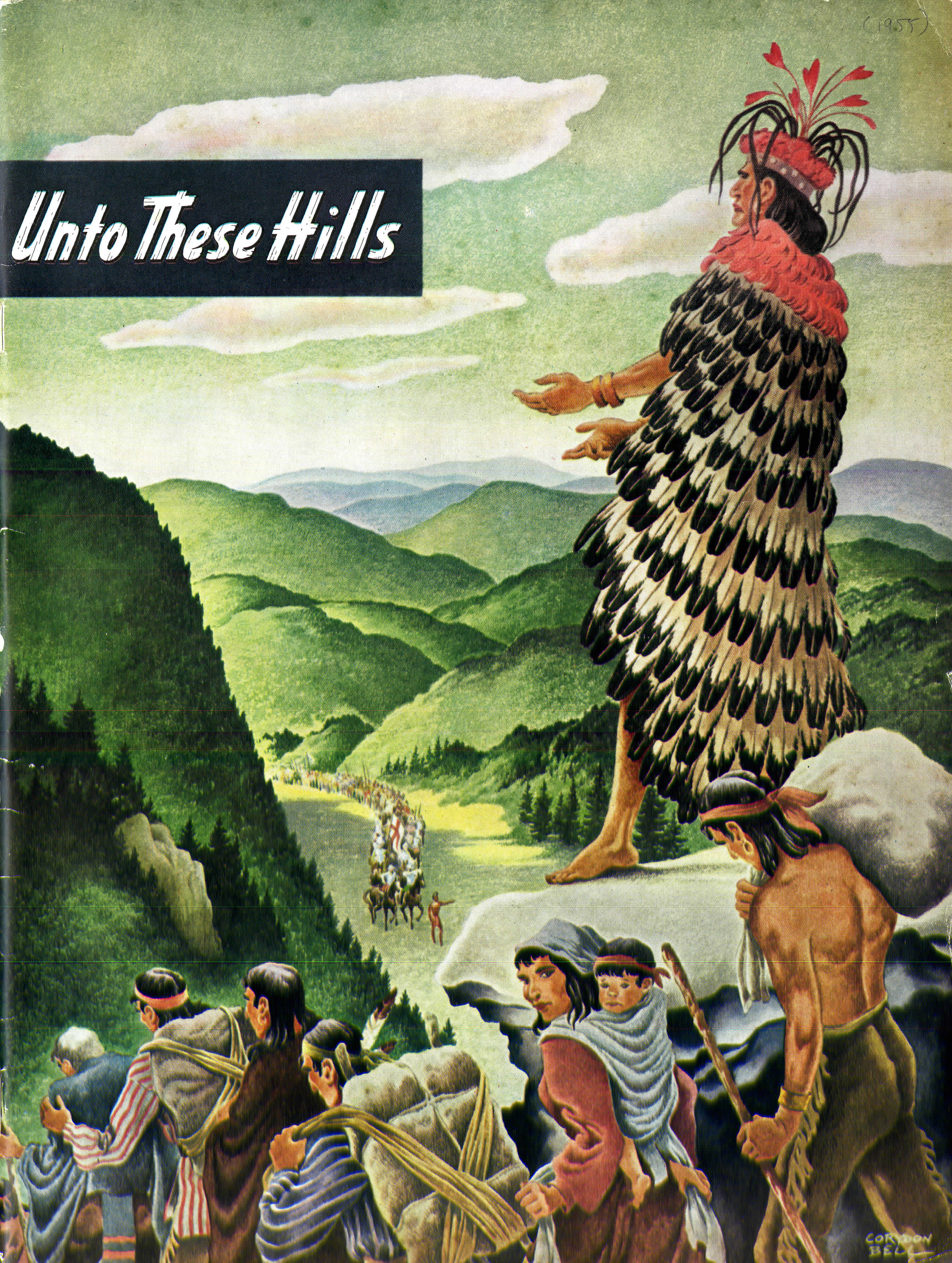 cover of "Unto These Hills" program